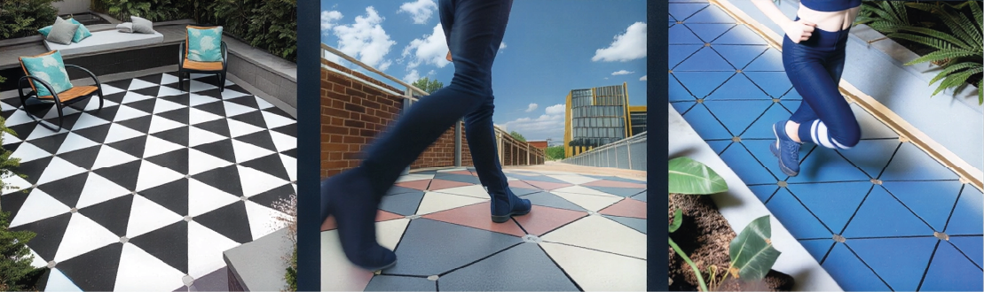 Exemples de dalles personnalisées