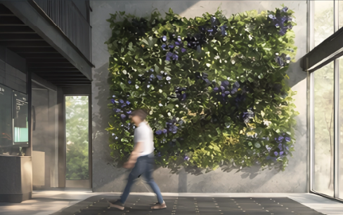 Mur végétal - exemple 1